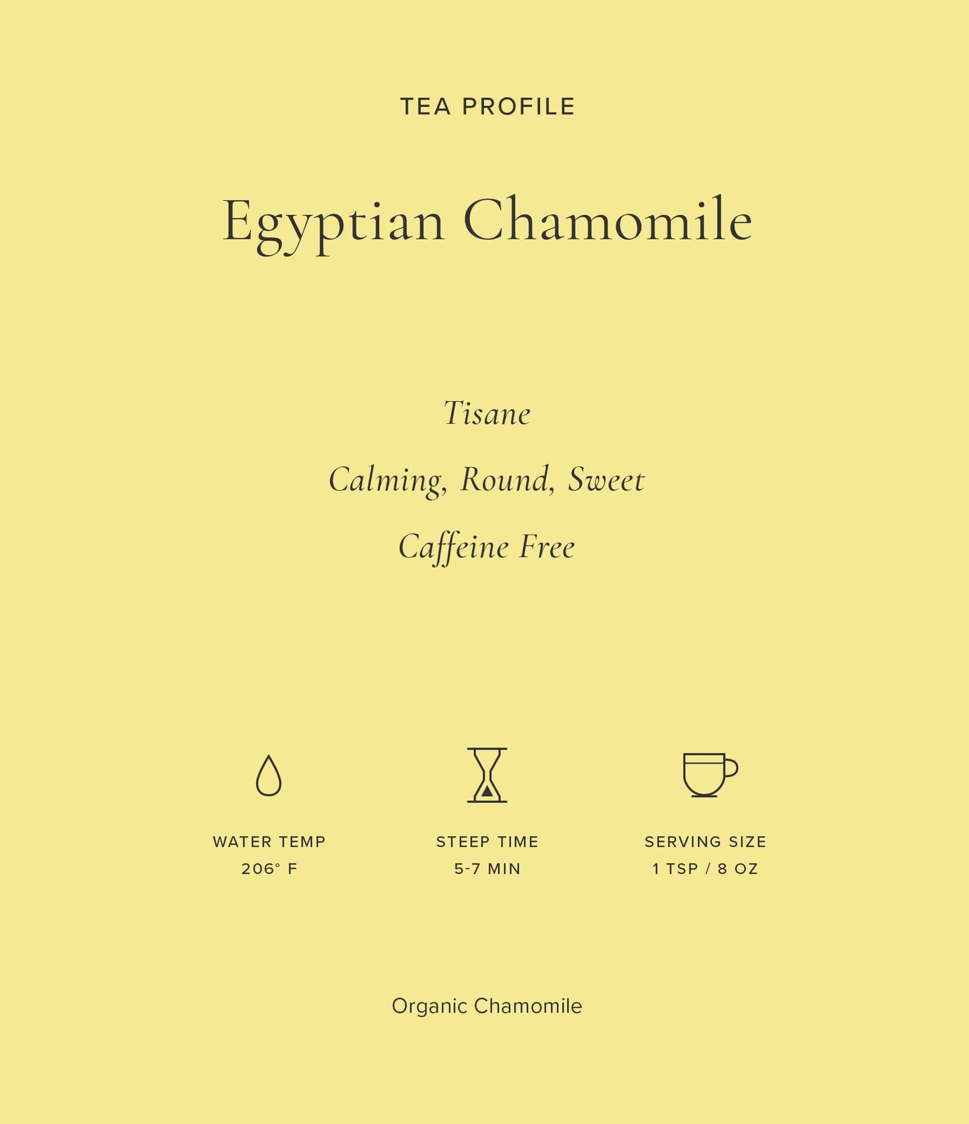 Art of Tea Organic Egyptian Chamomile Bags 50 Count, 50 Count Sachets