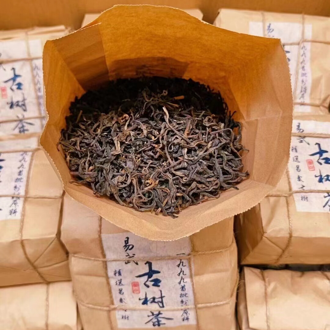 1999 Yunnan Loose Leaf Old Pu’er Tea Yiwu Aged Pu-erh Raw Tea Shen Puerh 300g