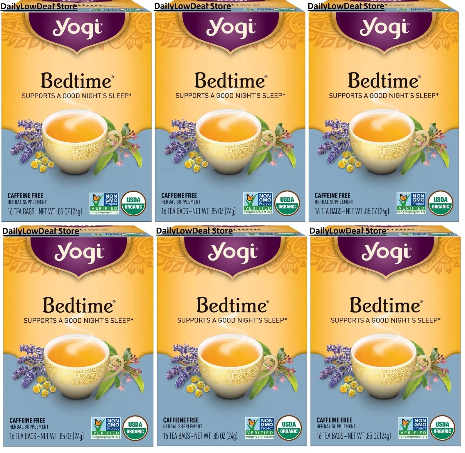 Yogi Tea – 16 Tea Bags OR 96 Tea Bags – Choose your FLAVOR and COUNT – FRESH
