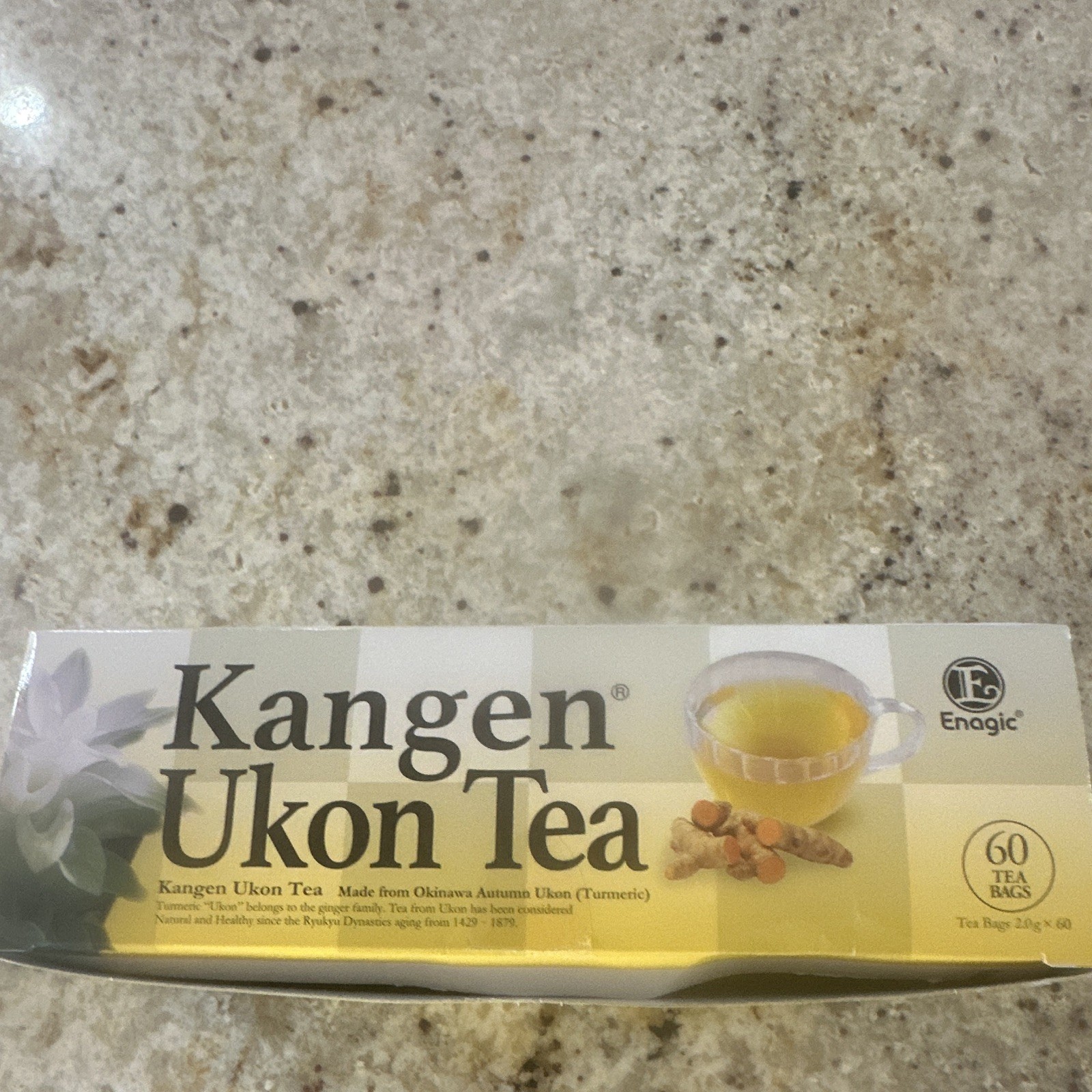 Kangen Ukon Tea Bags 60 Pack Tea & Infusion Expiration Date 2027/08/01