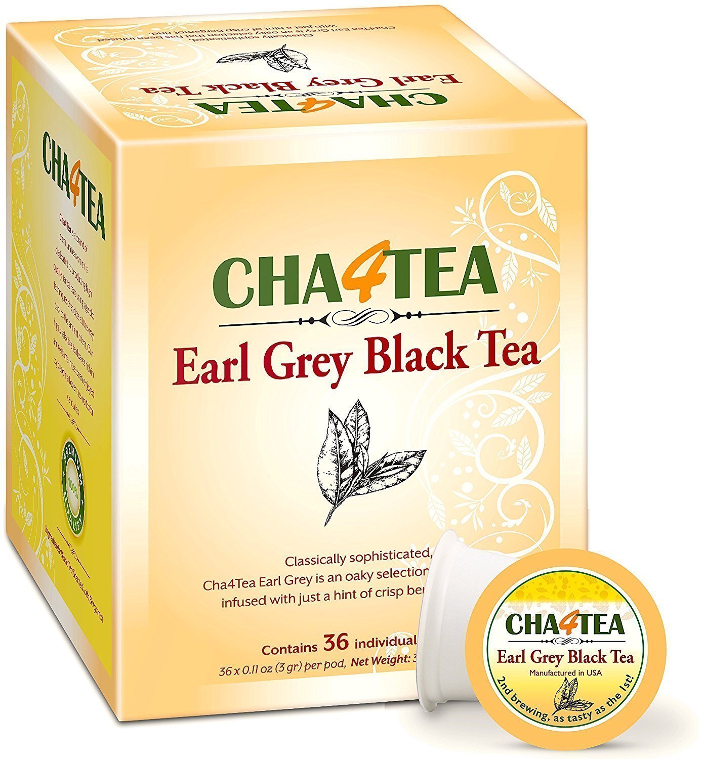 36-Count Earl Grey Tea Pods for Keurig K-Cup Brewers