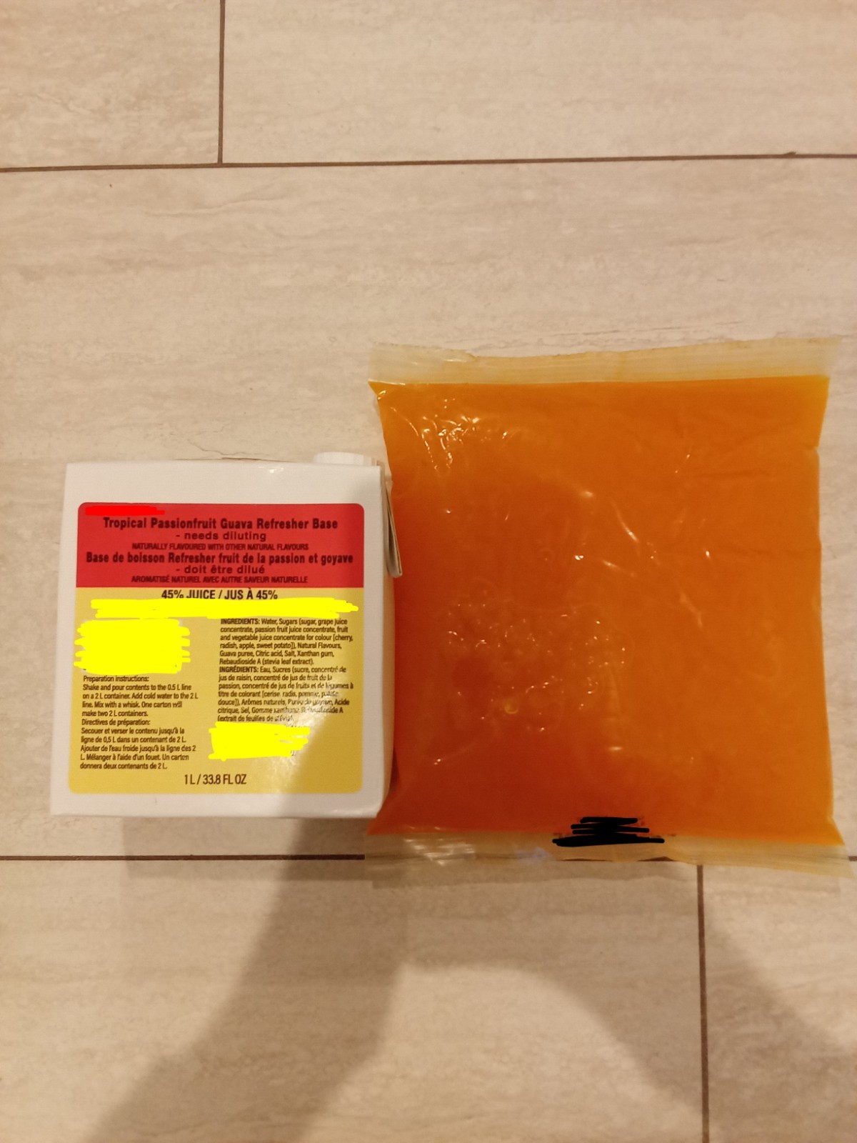 Tropical Butterfly Passionfruit Guava & Mango Popping Boba Pearls BB 7/25/26 New