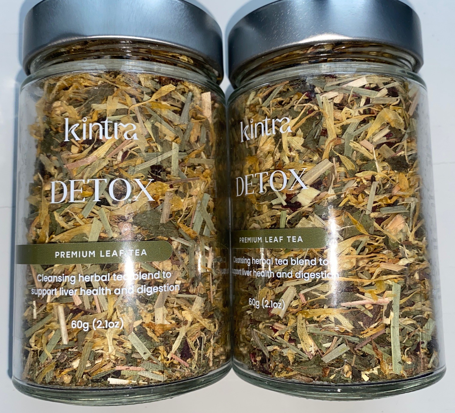 3 New Kintra Foods Detox Naturally Grown Loose Leaf Tea 2.1 Oz 60 Premium Leaf