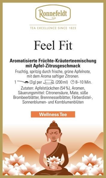 Ronnefeldt Premium Loose Leaf Flavoured Herbal/Fruit Tea – Feel Fit – 100 g