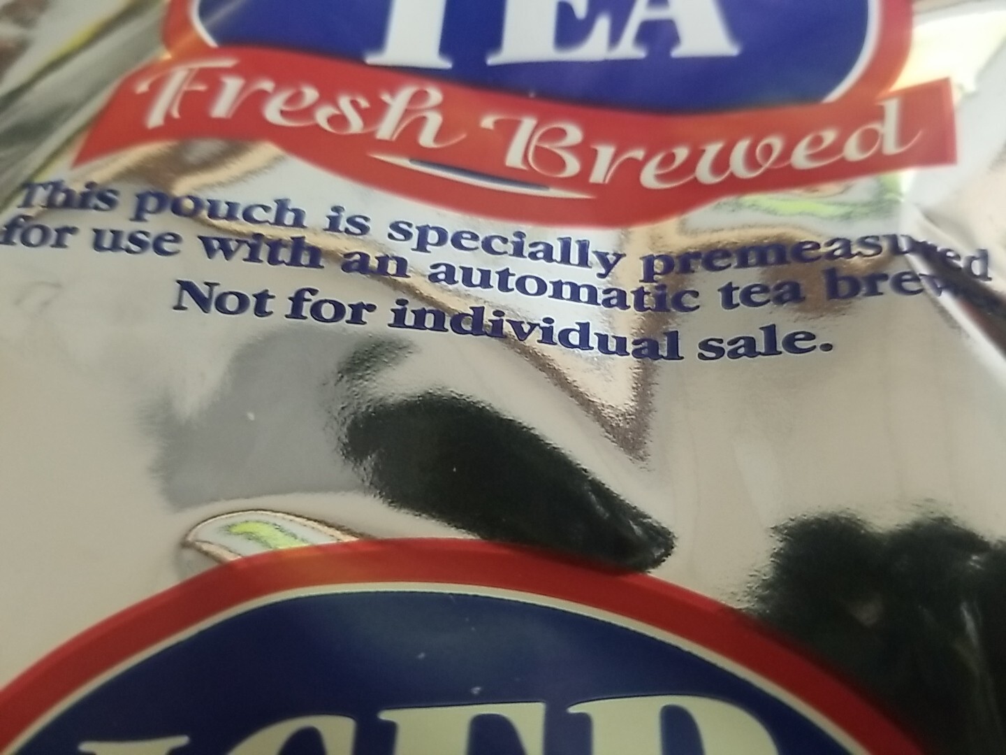 (ONE CASE) 4 oz ICED TEA BAG, MAKES 3 GALLONS FOR AUTOMATIC TEA BREWER (48 BAGS)