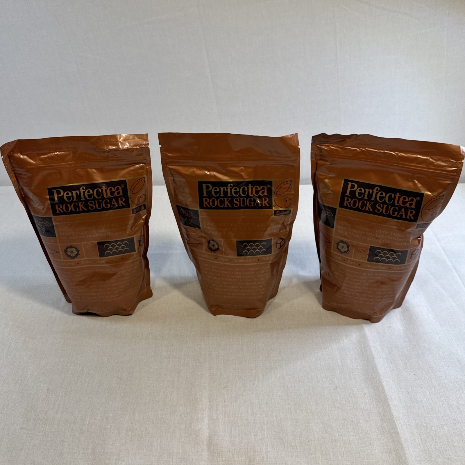 VINTAGE Teavana Perfectea Rock Sugar – 1 lb/453 g – Sealed Bags, Discontinued