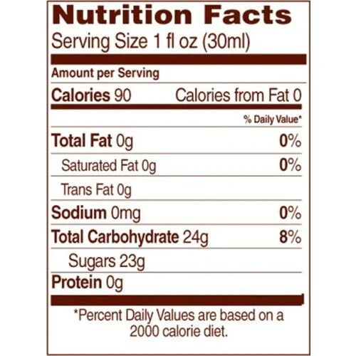 Monin Caramel Organic Syrup (750mL), H-Organic, Caramel