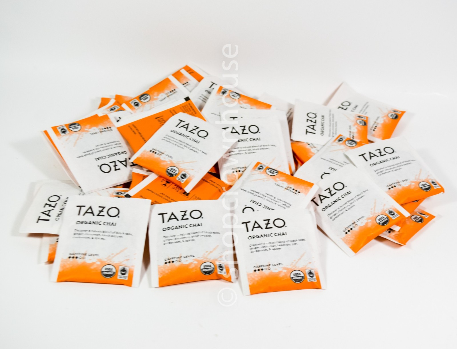 46 Tazo Organic CHAI Tea sealed Bag Caffeine Kosher