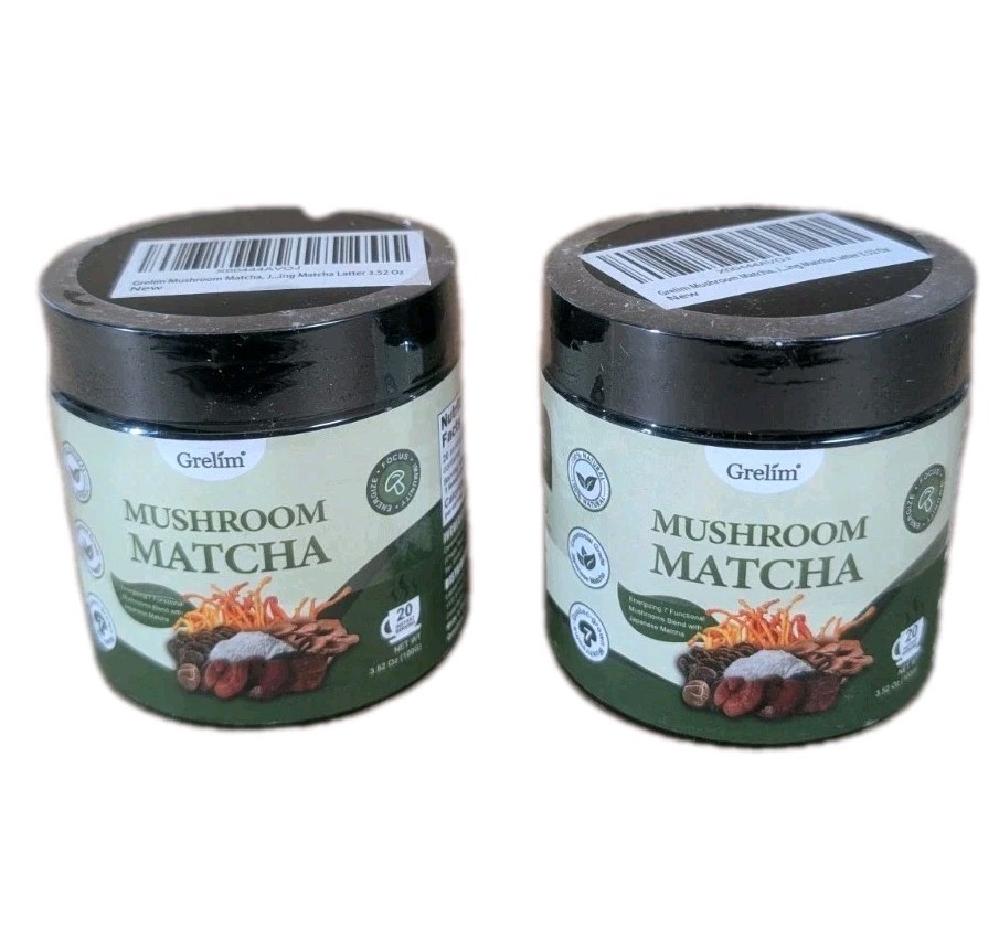 2 PK Mushroom Matcha Ceremonial Grade Japanese Matcha EXP 12/27