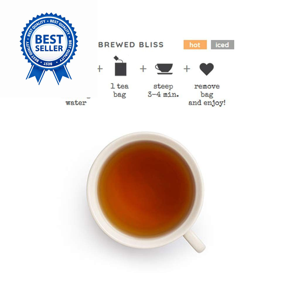 Good Earth Herbal & Black Tea, Sweet & Spicy, 18 Tea 18 Count (Pack of 1)