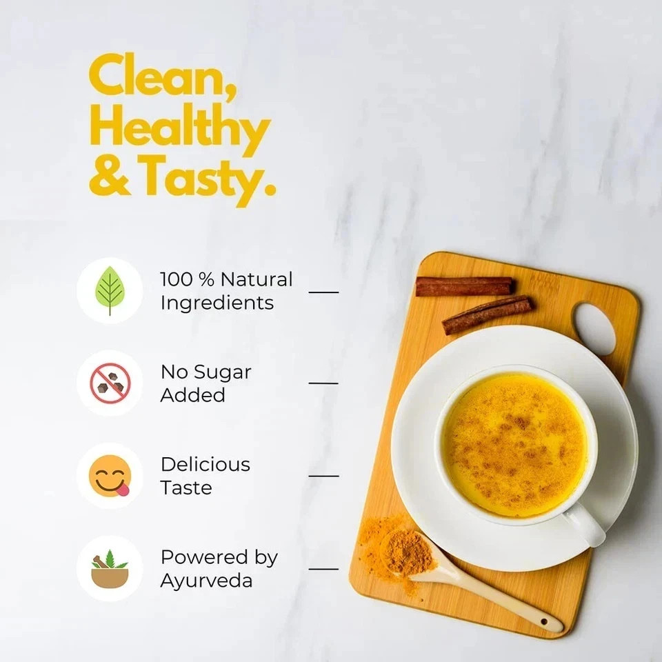 Ashvatha Turmeric Latte with Lakadong Turmeric & Ashwagandha I 100 Grams