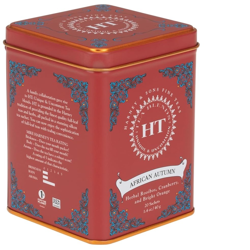 African Autumn Rooibos Herbal Tea – Caffeine-Free Relaxation in 20 Sachets