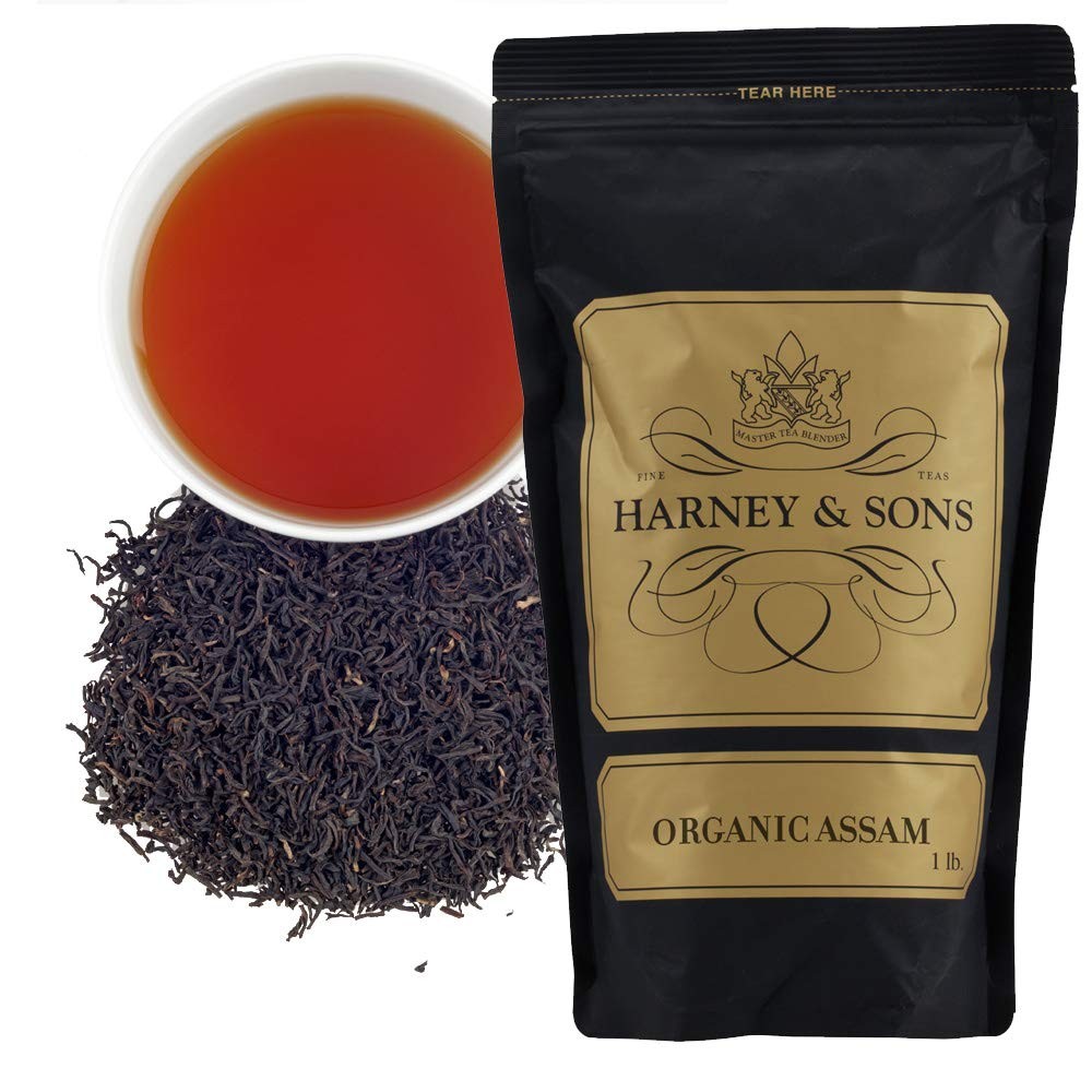 Harney & Sons Organic Assam Loose Leaf Tea, 16 oz 1 Pound (Pack of 1)
