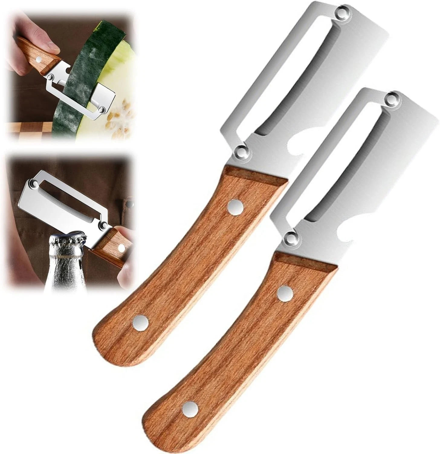 Zero Snag Wooden Peeler,Multifunctional Vegetable Peeler for Kitchen,Ultra-Sharp