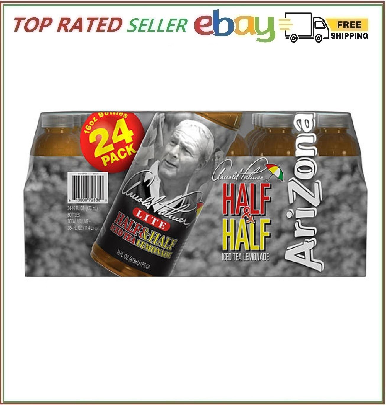 AriZona Arnold Palmer Half Tea and Half Lemonade 16 fl oz, 24 pk