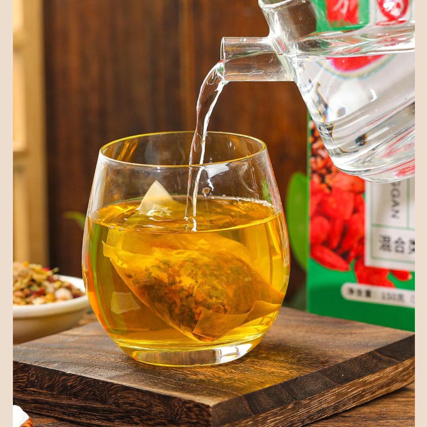 Dandelion Wolfberry Tea, Kidneys & Liver Health, Seven Natural Herbal Ingredient