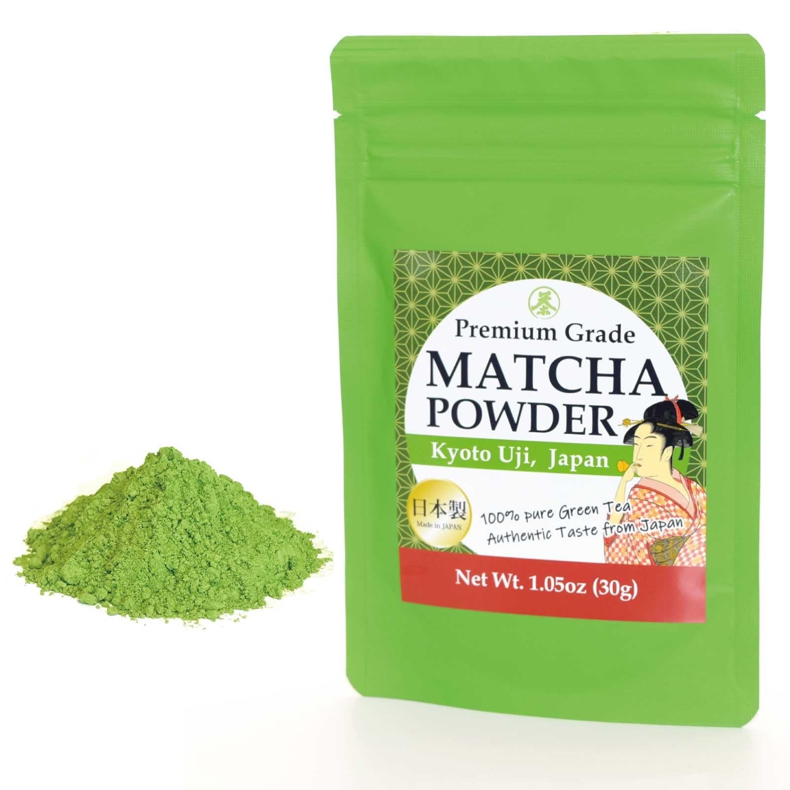 Premium Kyoto Uji Matcha – Ceremonial Grade Japanese Green Tea Powder, 1.05oz…