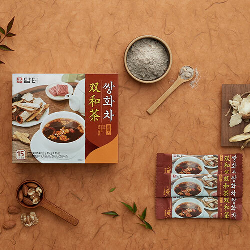 DAMTUH Ssanghwa Tea Powder 15g x 15 Sticks Korean Herbal Supplement Healthy Tea