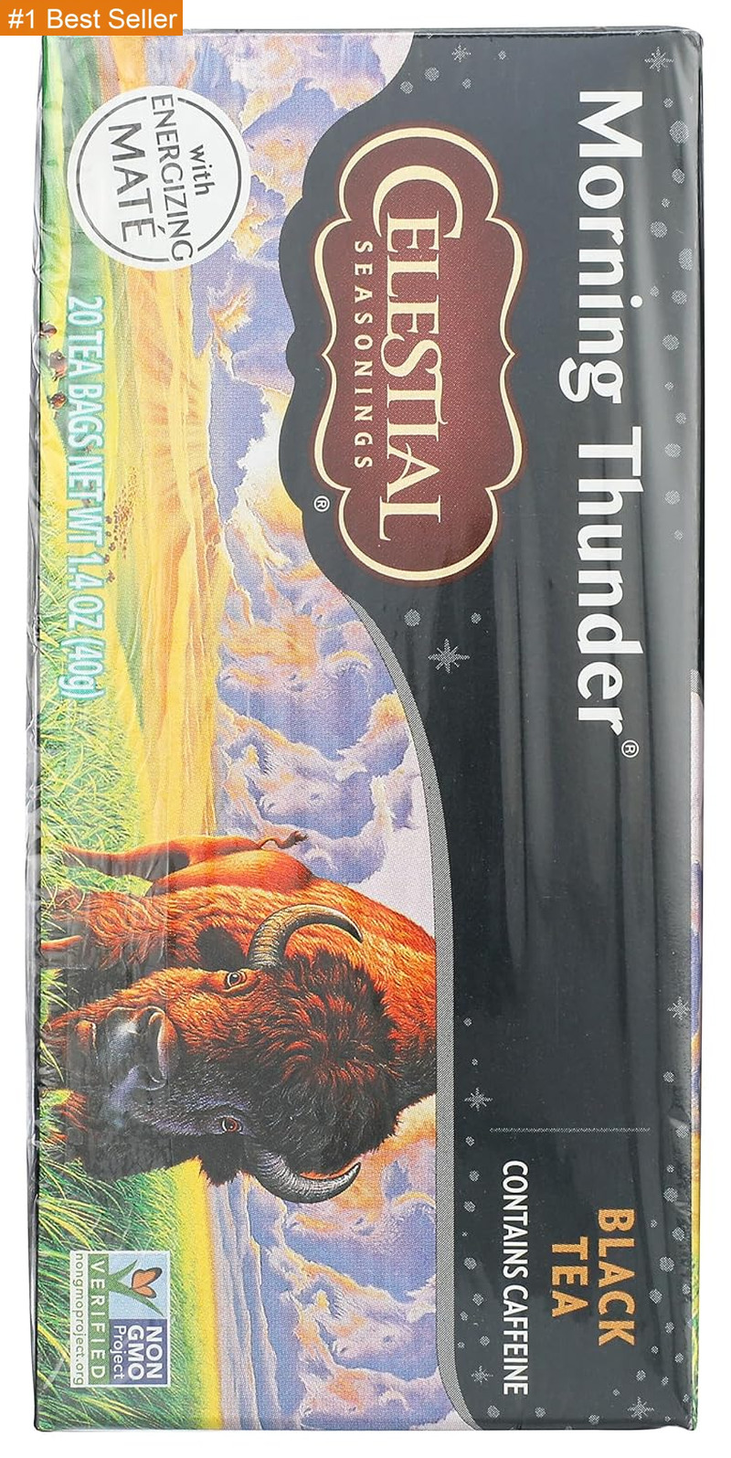 Celestial Seasonings Morning Thunder Tea, 20 Ct