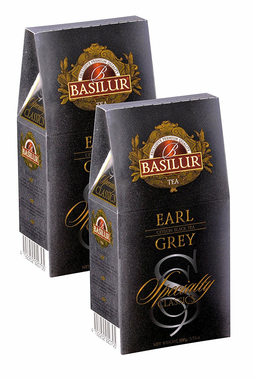Basilur Ceylon tea specialty classic earl grey 100g (3.52oz) (Pack of 2)