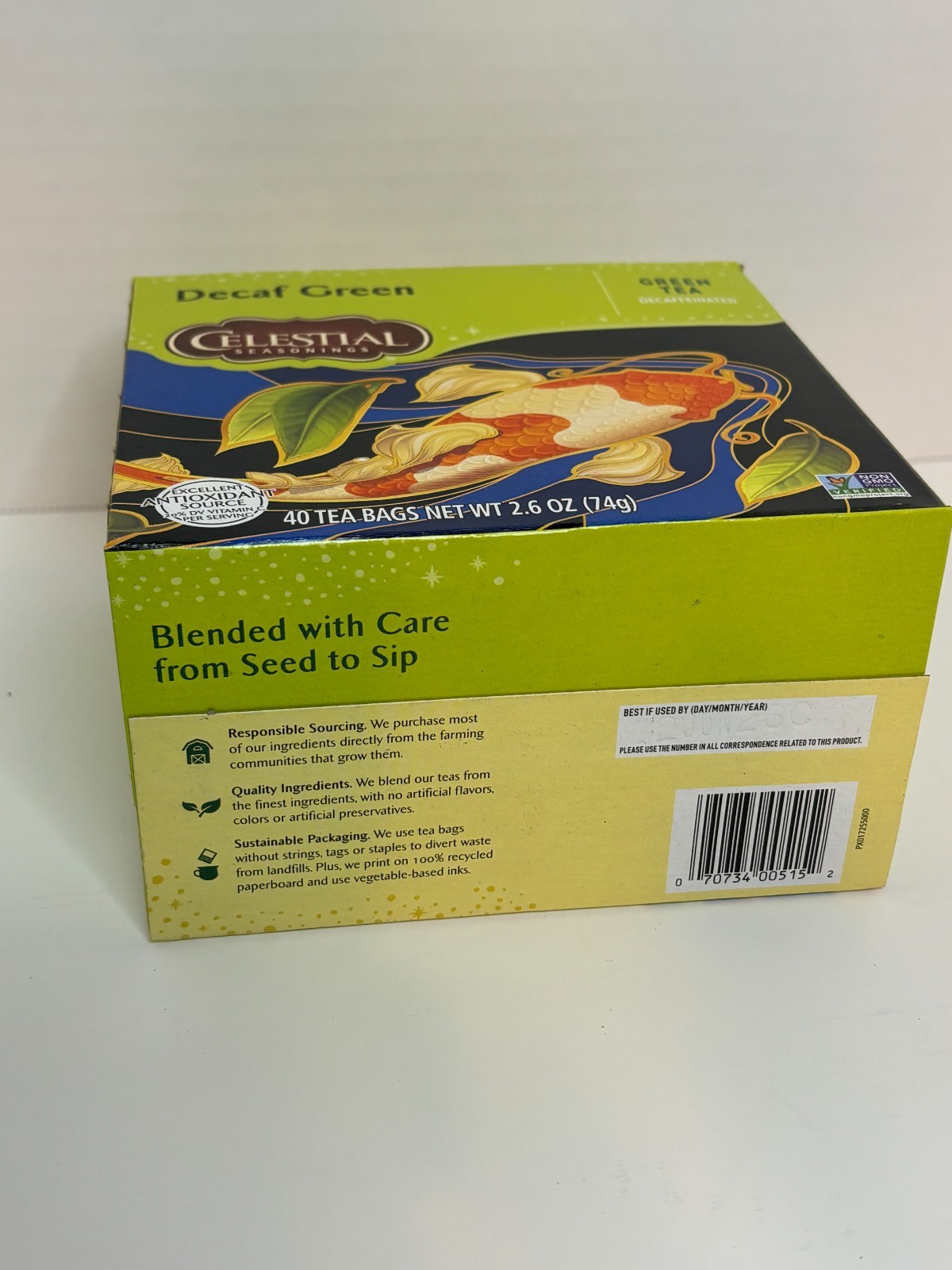 celestial decaf green tea – 6 boxes of 40 count tea bags