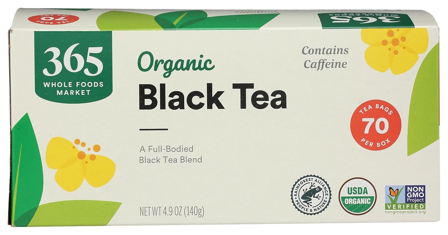 70 Count Organic Black Tea – Natural Antioxidants for Healthy Living
