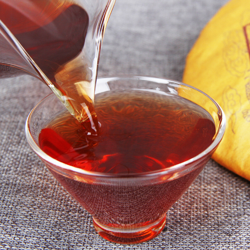 Organic Pu’er Tea Black Tea Menghai Seven Sub-cake Tea 357g Yunnan Ripe Puer Tea