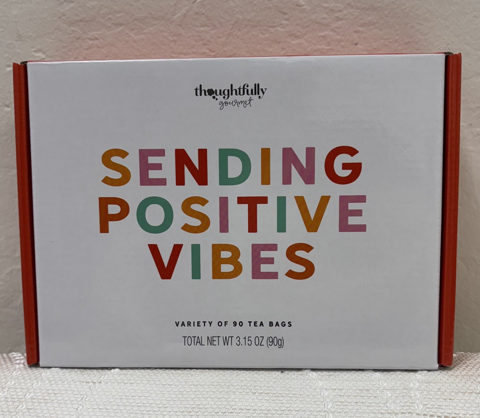 Thoughtfully Gourmet, Sending Positive Vibes Tea Gift Set, 6 Flavors Set of 90