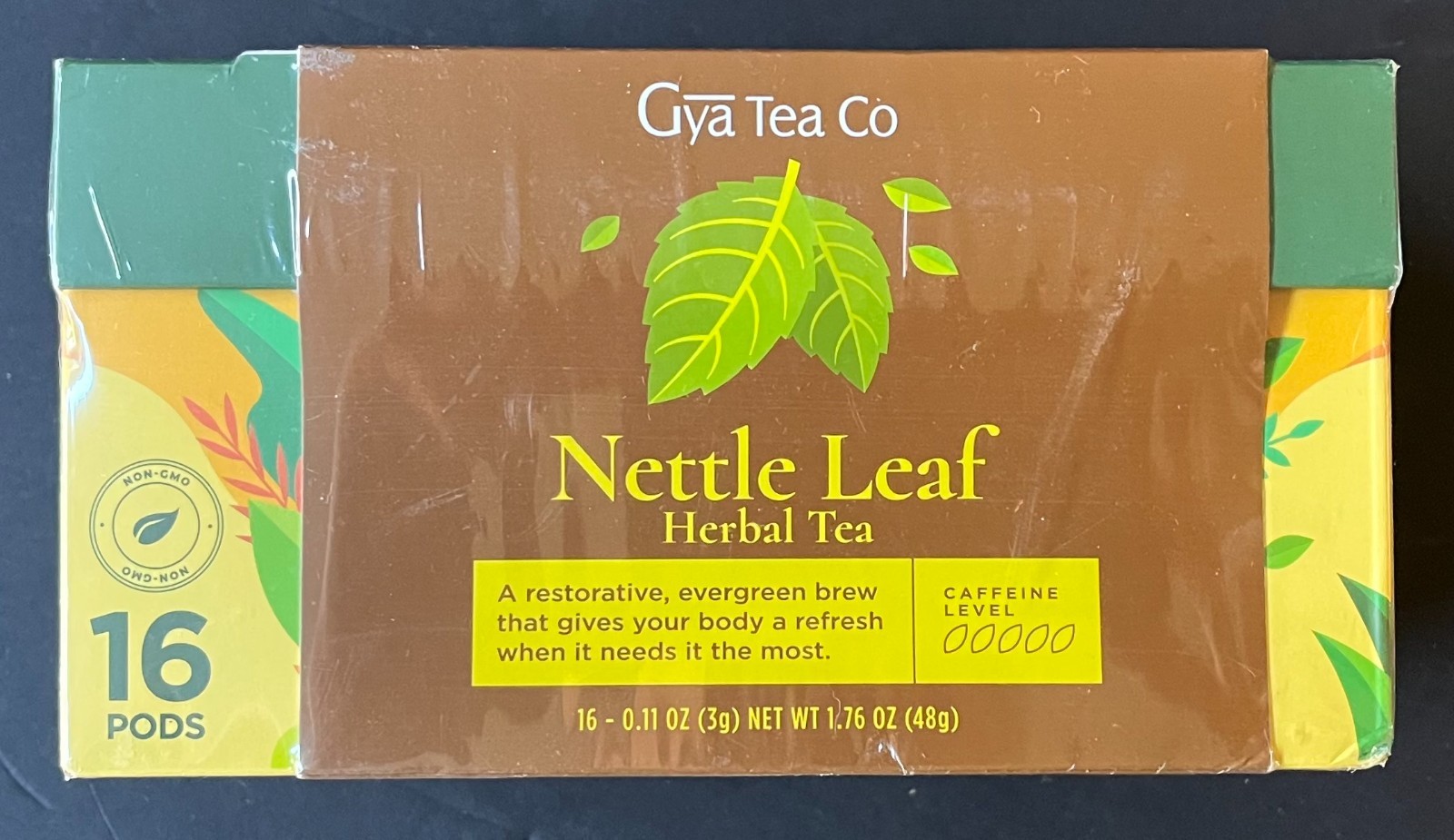 Gya Tea Co Nettle Leaf Herbal Tea 16 Pods BB 03/2027