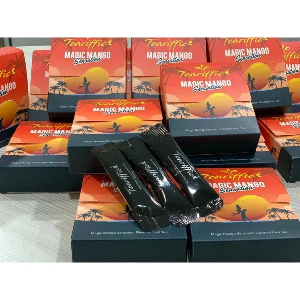 Teariffic Magic Mango Sensation Sexual Men Herb Energy Coffee 1 Box (12 Sachets)