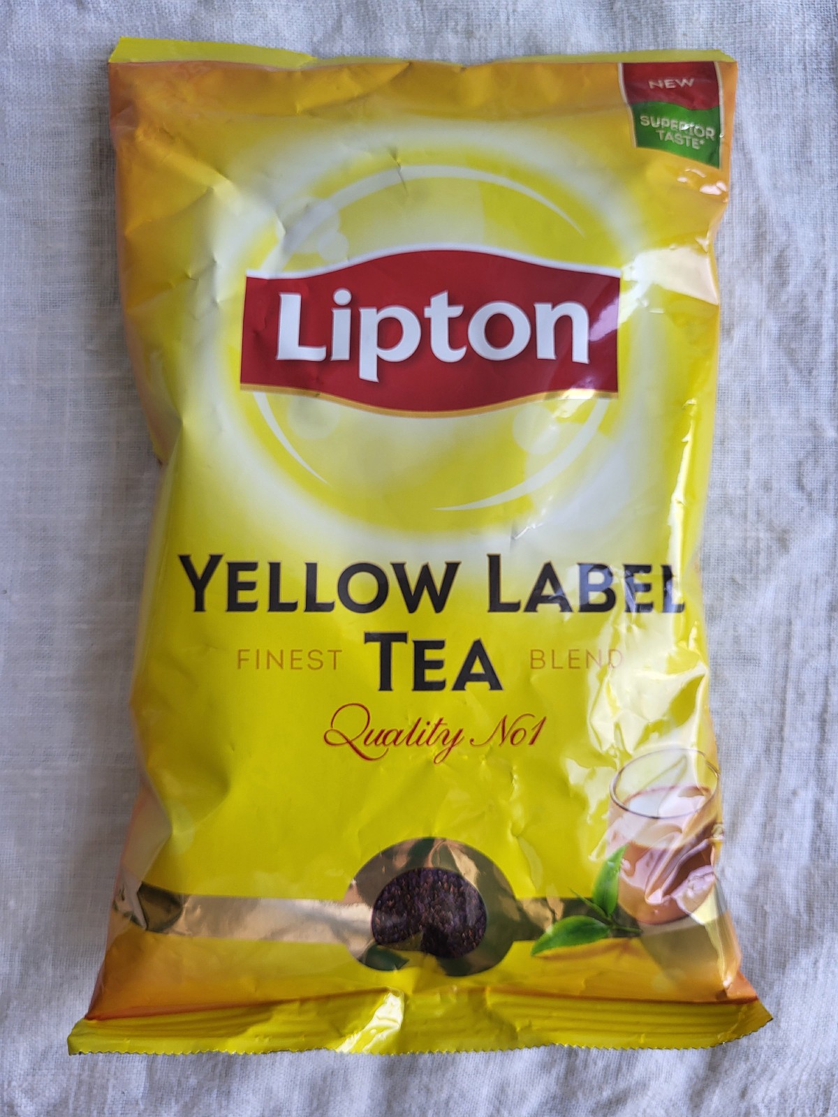 New LIPTON YELLOW LABEL LOOSE LEAF BLACK TEA 480 g / 1 lb – 1 Bag Pack