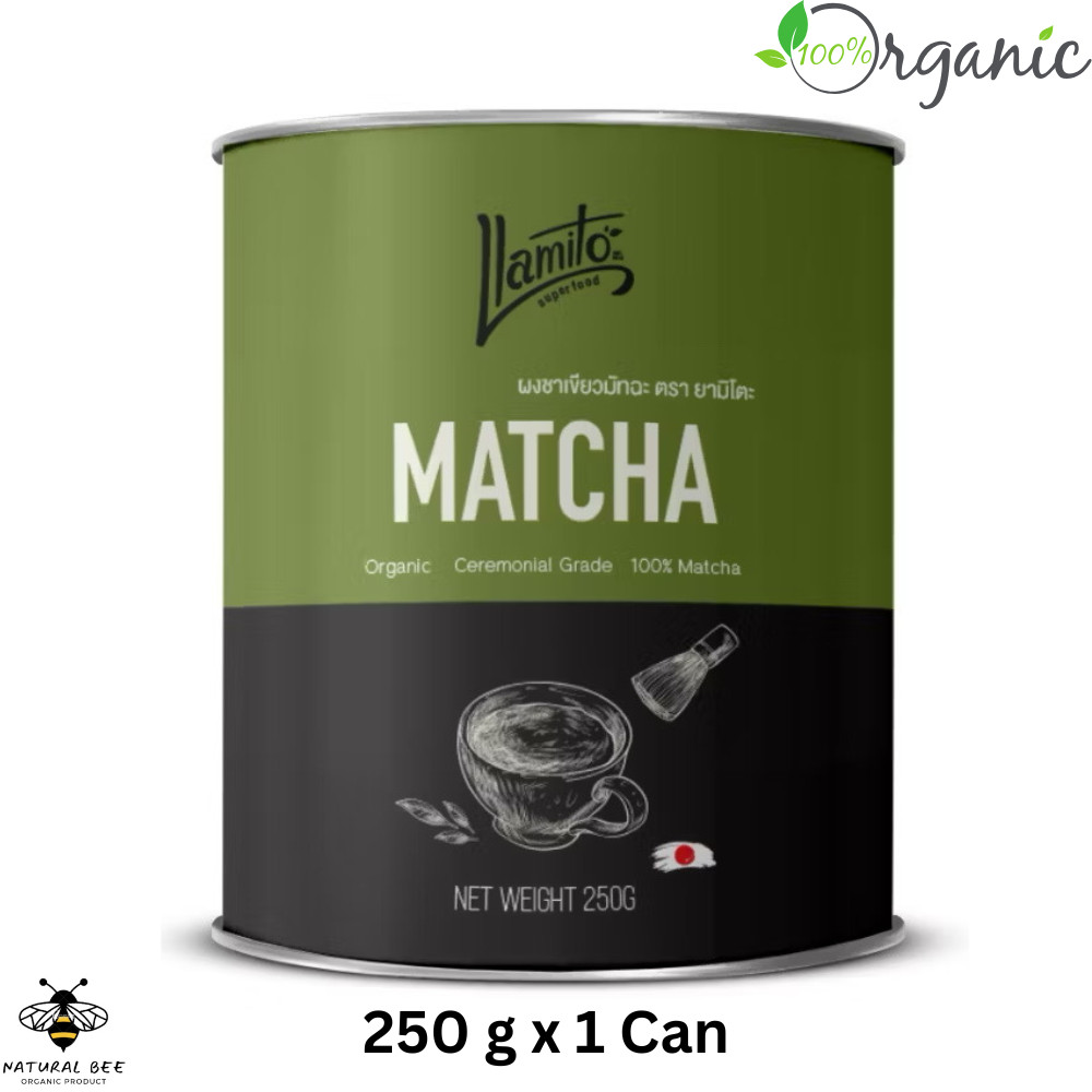 Llamito 100% Organic Matcha Powder Green Tea Ceremonial Grade Healthy Drink 250g