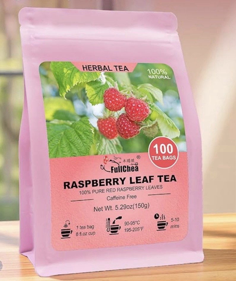 Raspberry Leaf Tea Bag | 2-Pk of 100 Count | Natural Pregnancy Tea for Women