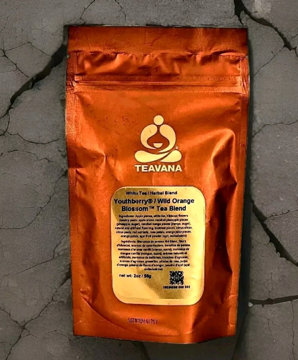 🌈 🟠 NEW! 2 Oz TEAVANA YOUTHBERRY & WILD ORANGE BLOSSOM FACTORY SEALED TEA BAG