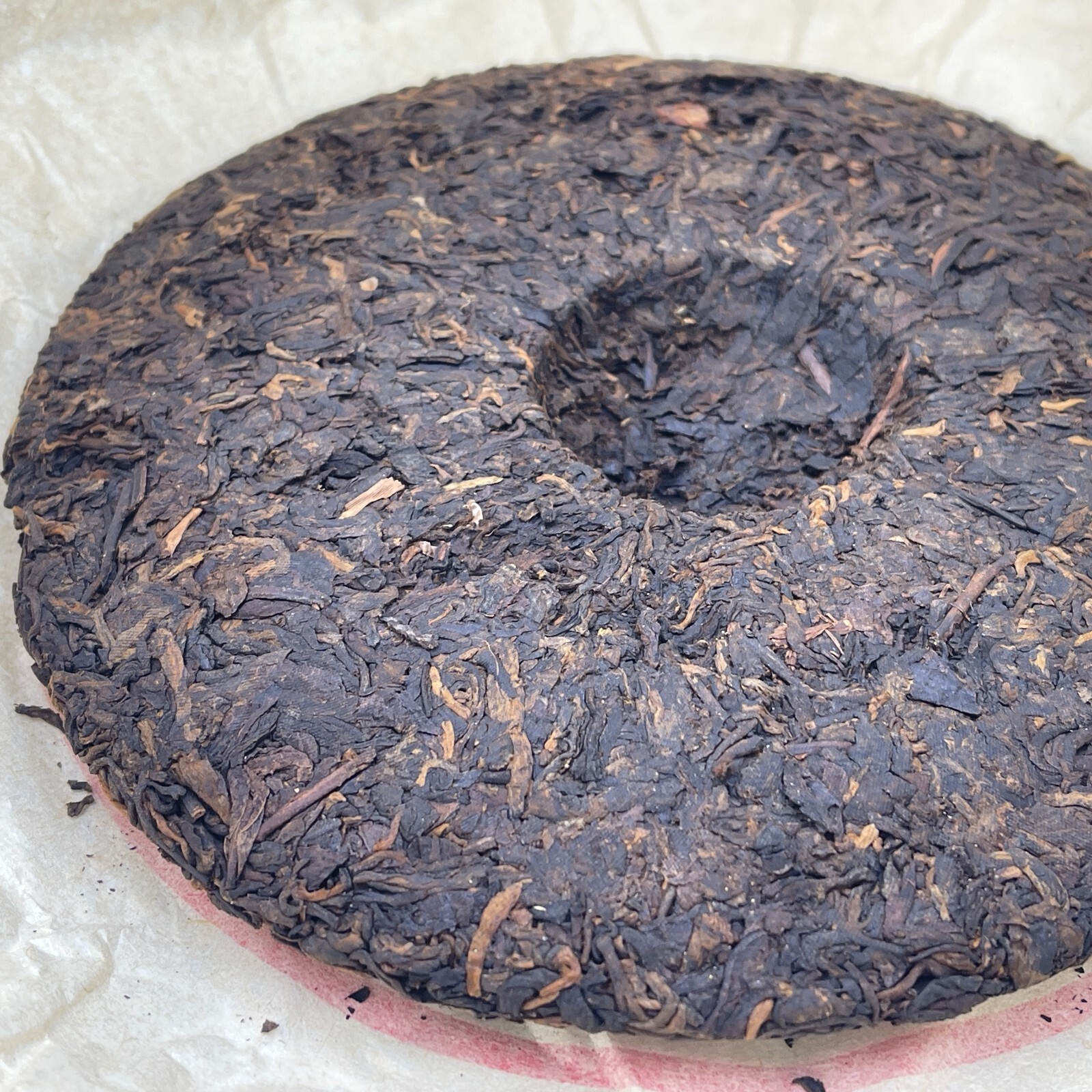 Pu-erh tea,2003,Customized Tea Yunnan Qizi Cake Tea Green Seal,357g,Cooked