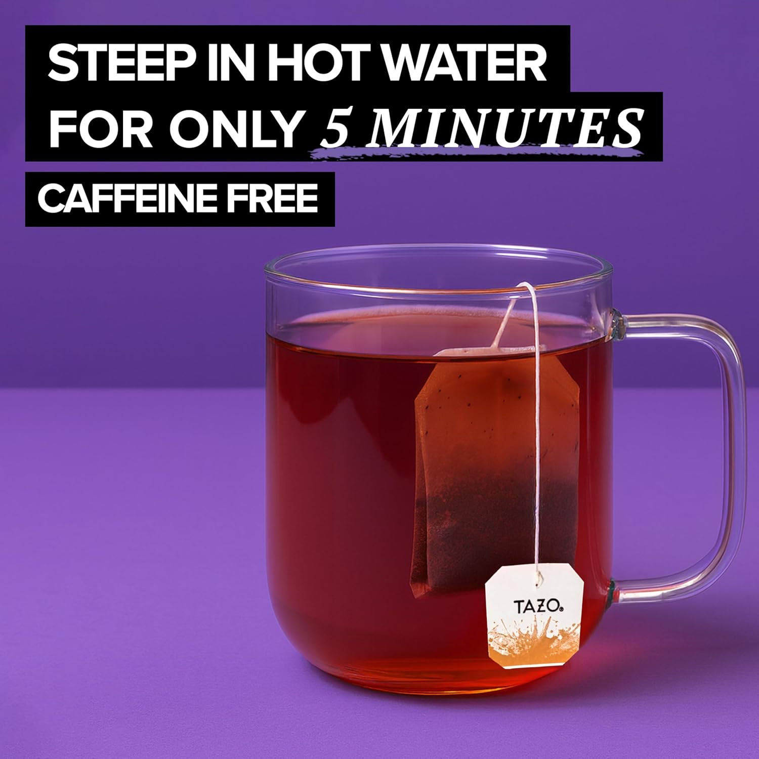TAZO Dessert Delights Glazed Lemon Loaf Herbal Tea Bags, Aromatic Blend, Caffein