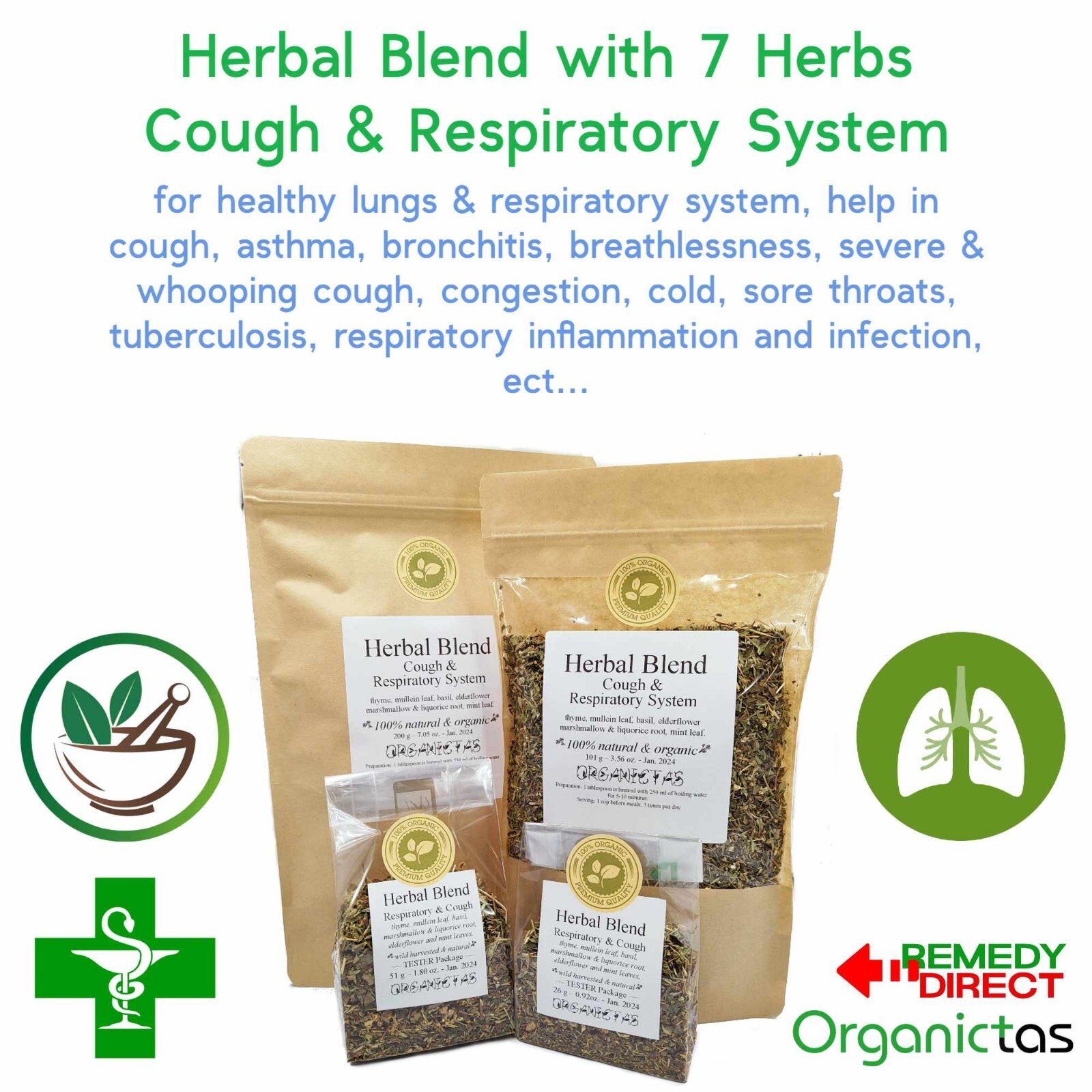 Herbal Tea for Chest Congestion – Lung Cleansing Breathing Mucus Phlegm Detox