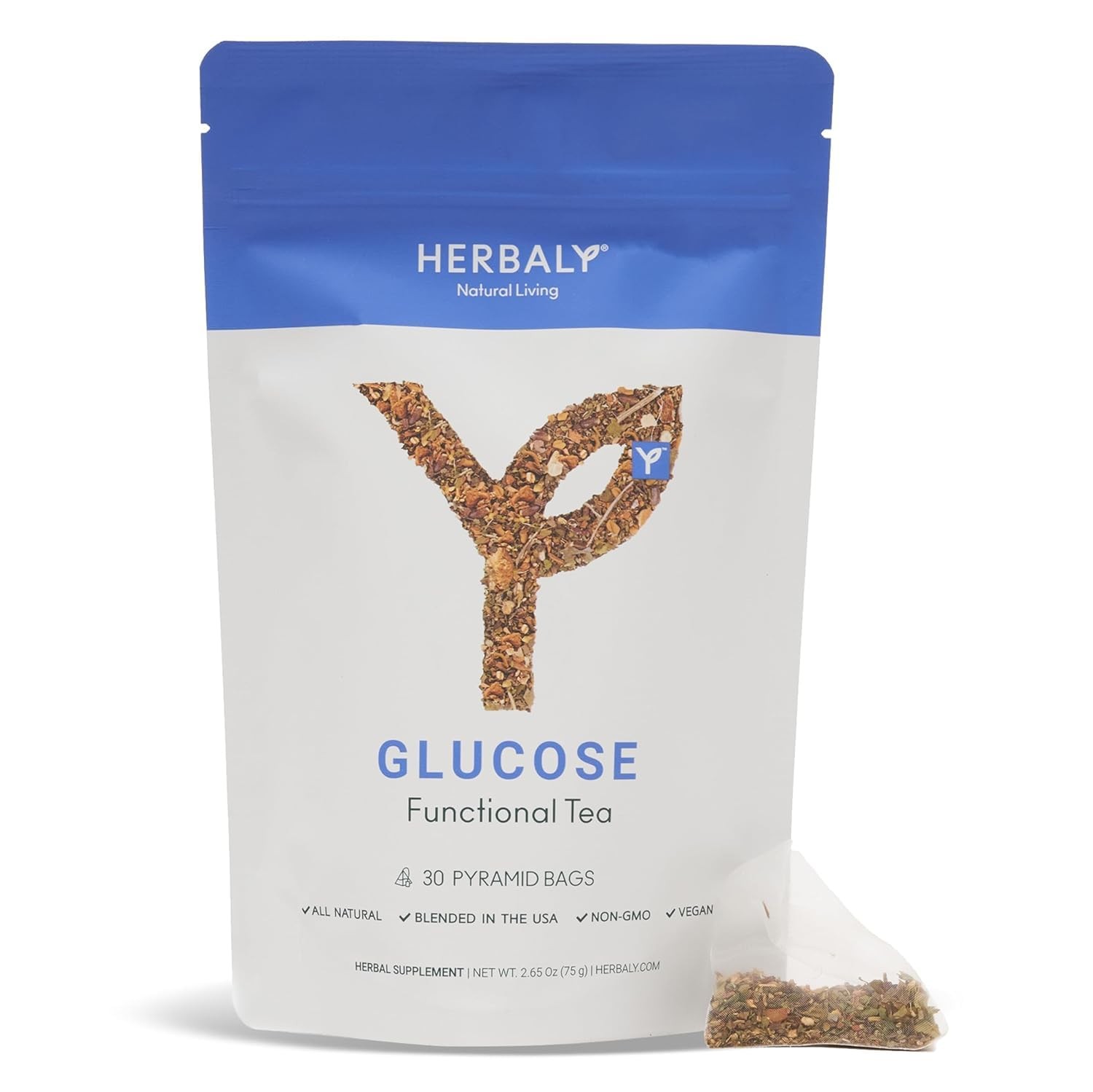 Glucose Functional Tea – Vitality & Wellness – Gymnema Sylvestre, Ceylon Cinn…