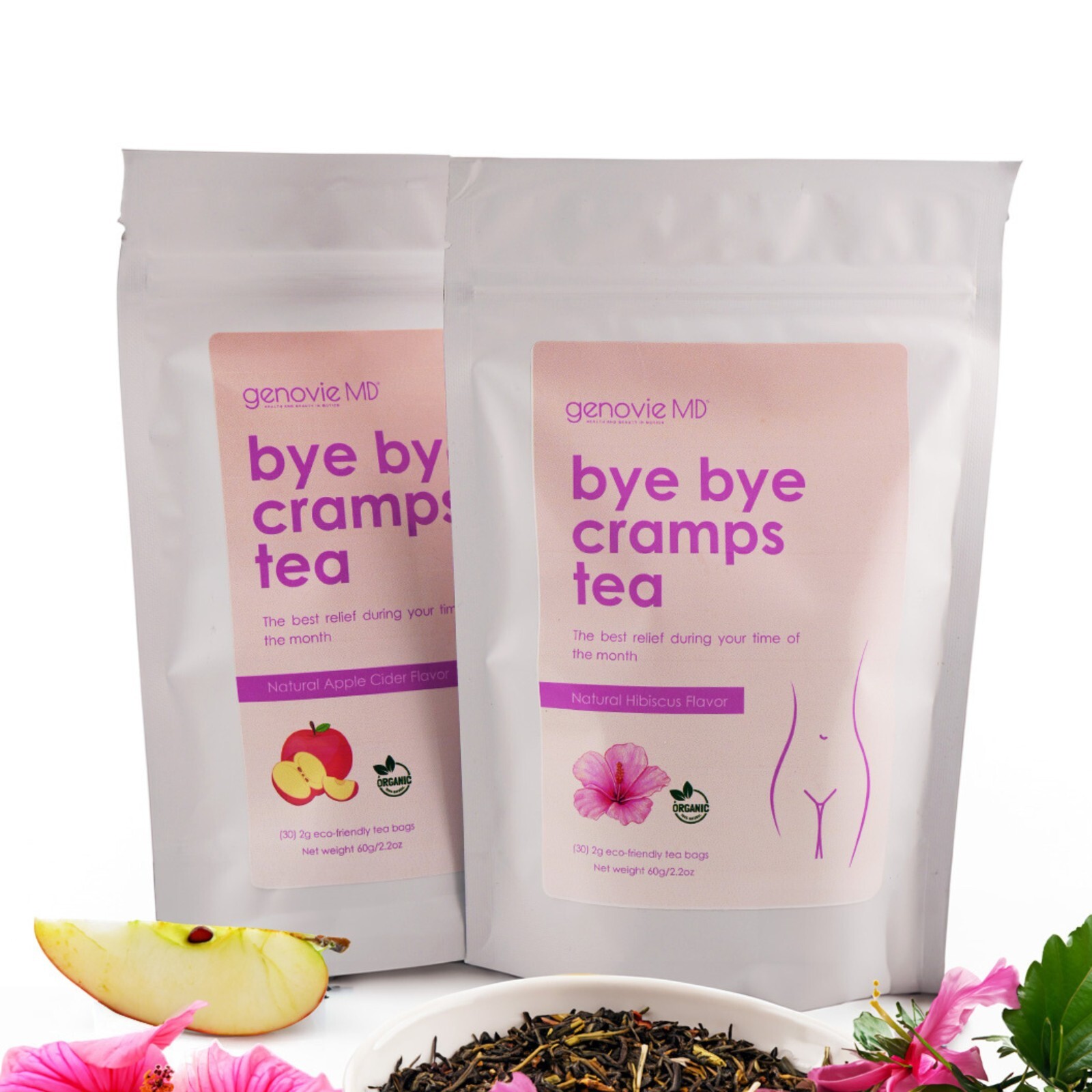 PMS Cramps Tea | 30 Tea Bags – Menstrual Relief Tea from Cramps and Bloating