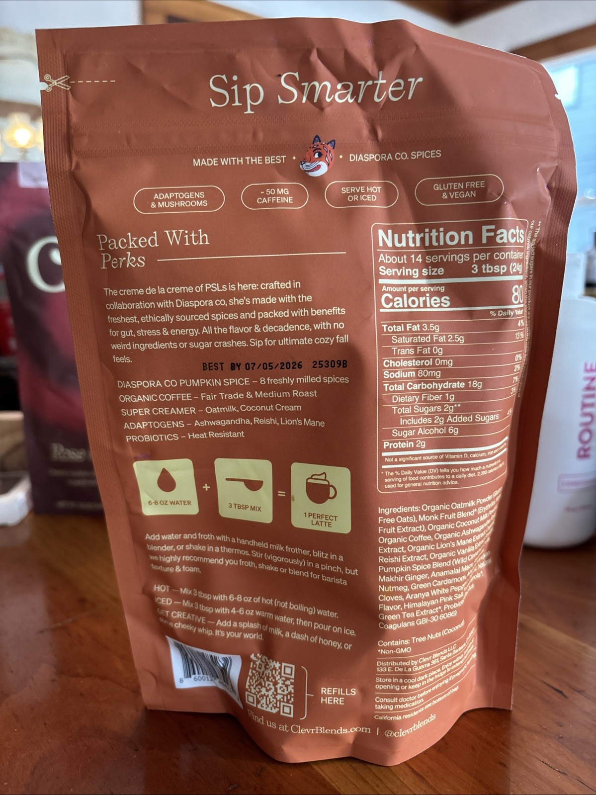 Clevr Pumpkin Spice Super latte 14lattes