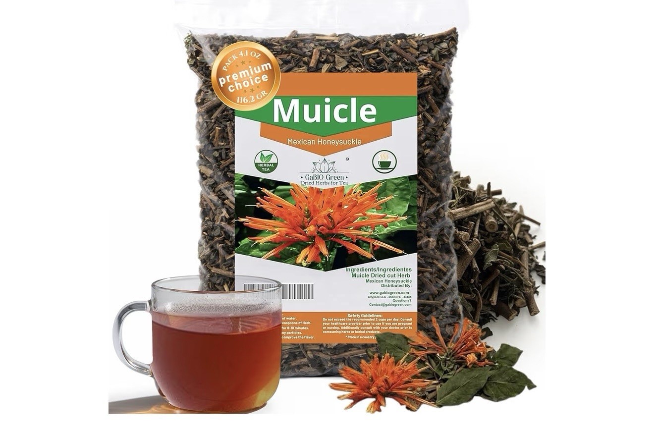 Muicle Mexican Honeysuckle 4.1 oz Herbal Tea 100% Natural Herbs (T-56)