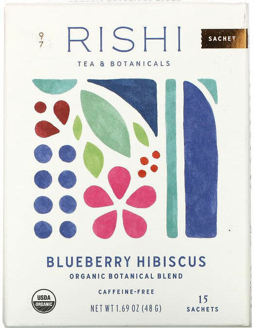 Rishi Tea Blueberry Hibiscus Tea – 15 sachets