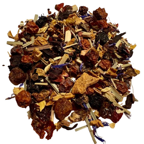Premium Rowan Rosehip Berry Tea 90g – Caffeine-Free, Fruity & Warming