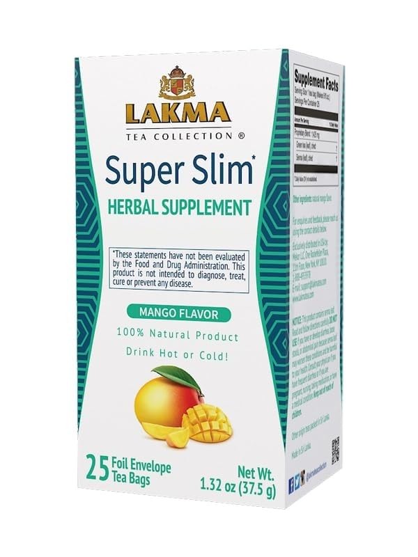 Lakma Super Slim Tea with Mango – 25 Tea Bags