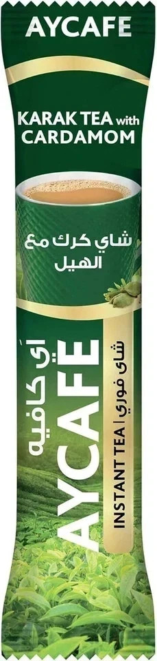 AYCAFE Karak Tea with Cardamom Pouch – 30 Sachets 540G free shipping world wide