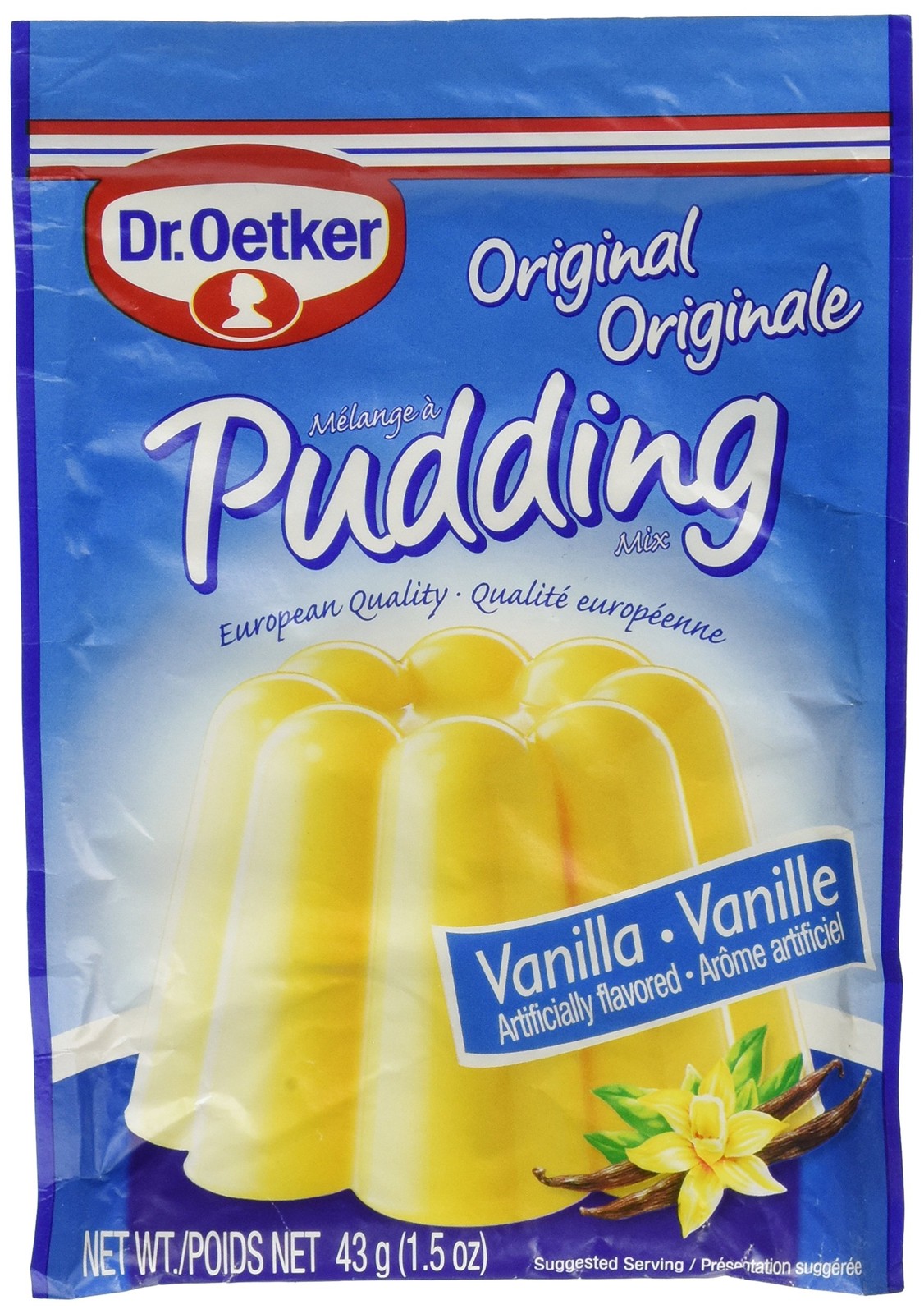 Vanilla Pudding Powder Pack Of 3 Imported From Canada 1.51 Ounce Each