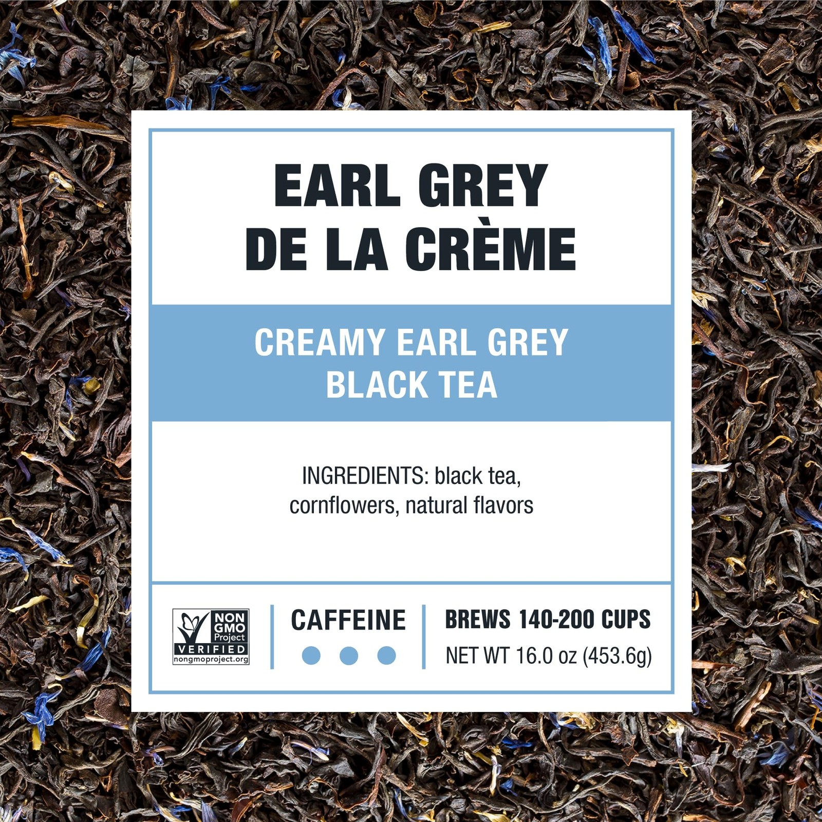 Creamy Earl Grey Black Tea Bulk Pouch 200 Cups Premium Loose Leaf Blend