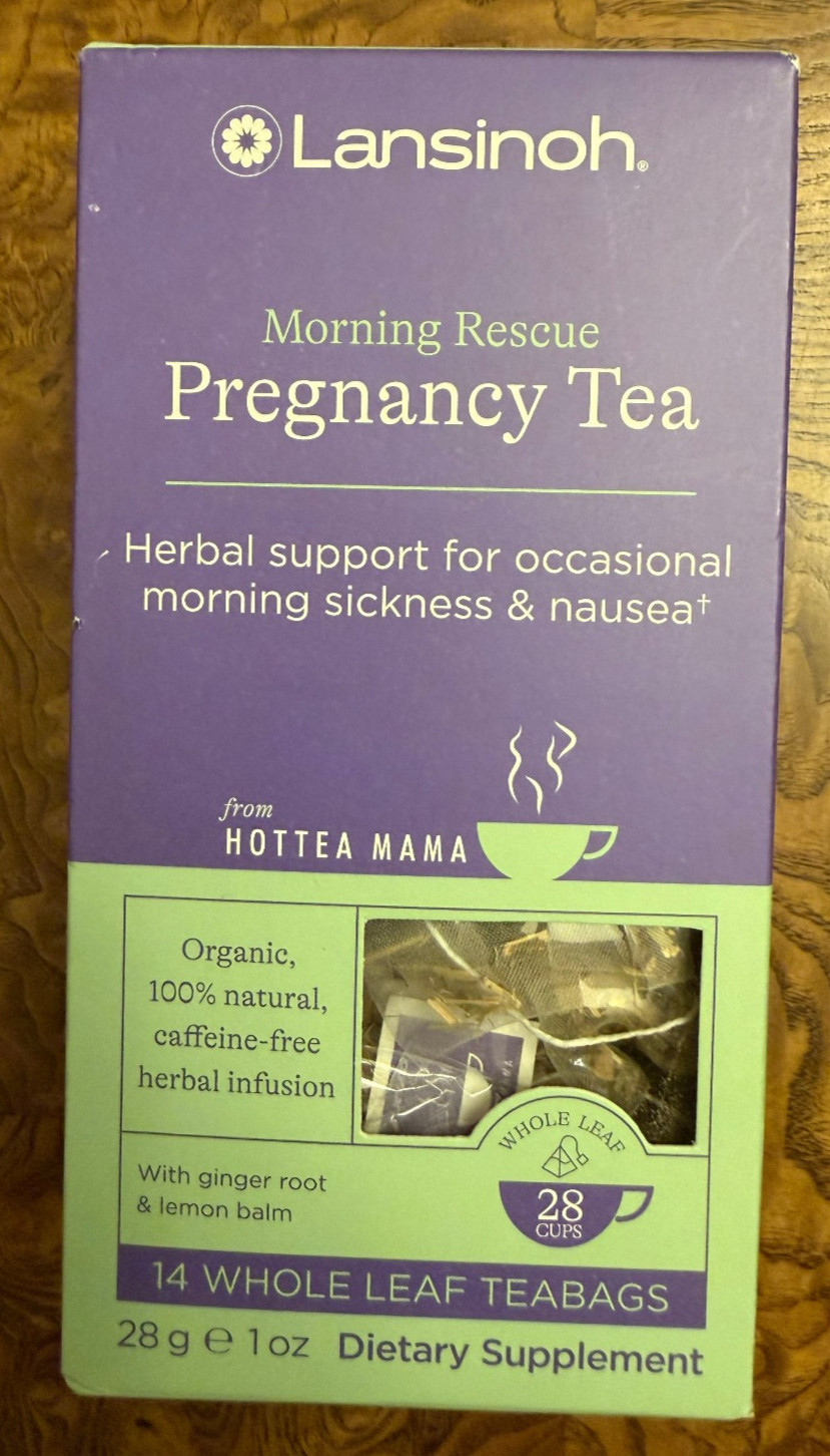 Lansinoh Morning Rescue Pregnancy Tea – 14 Whole Leaf Teabags