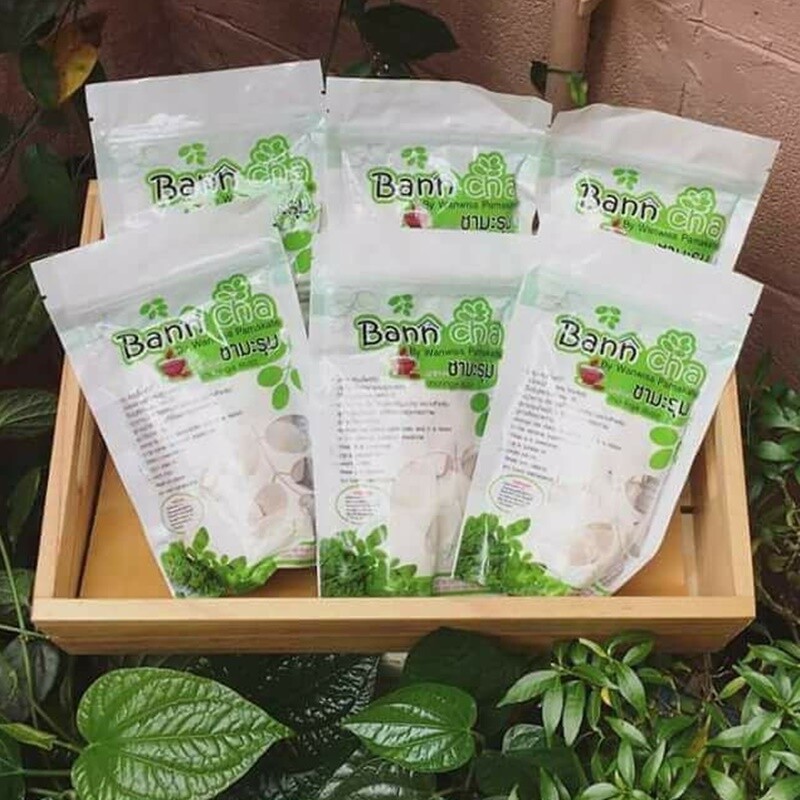 6xTea Moringa Buzz Herb Health Natural Bann Cha (30 Small Tea bag/ Package) 90g