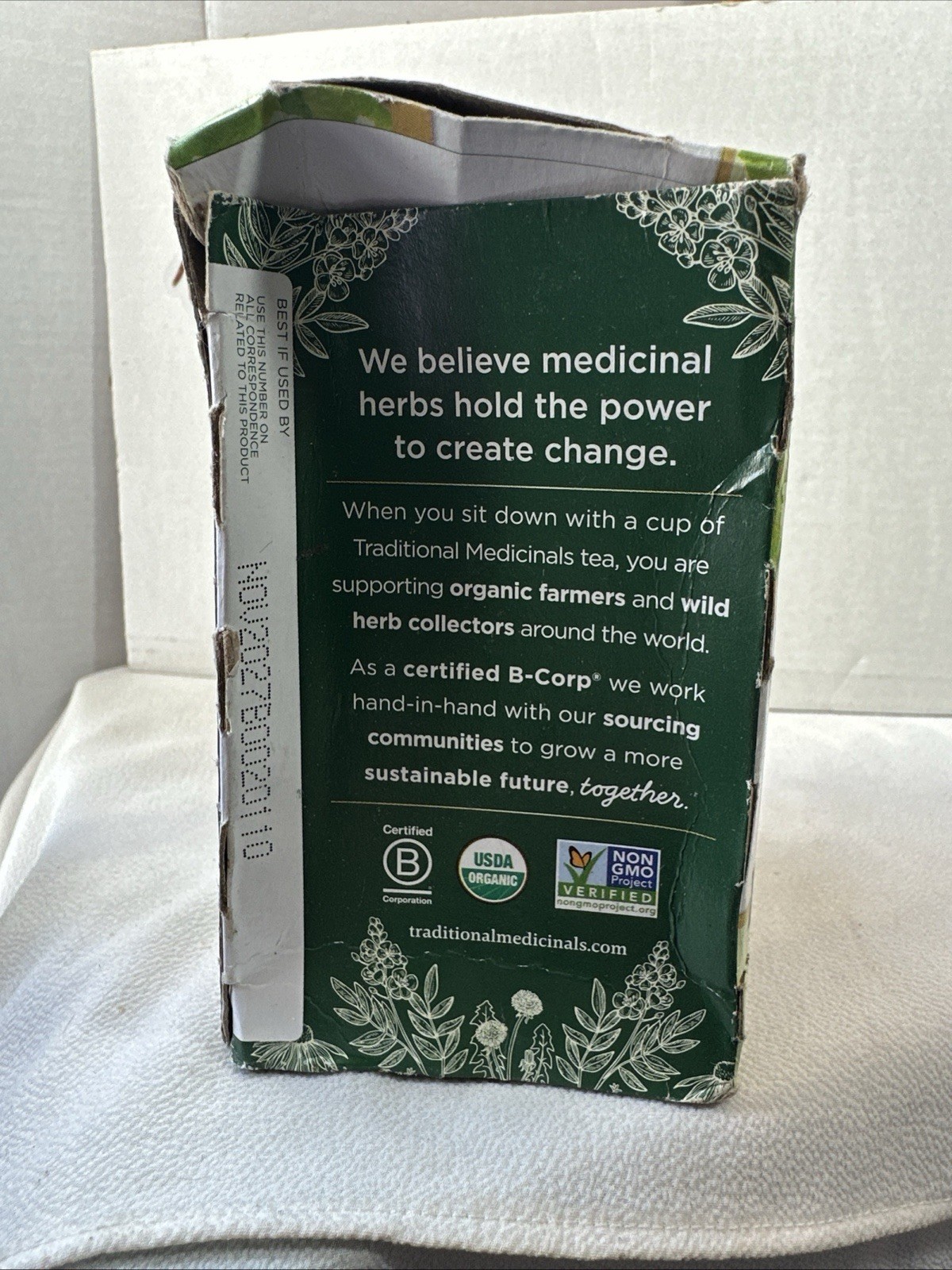Organic Dandelion Leaf And Root Tea Caffeine Free 16 Ba Exp.11/27 FREE SHIPPING